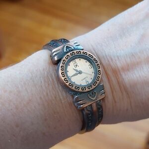 Copper IK Quartz Cuff Watch Y2K